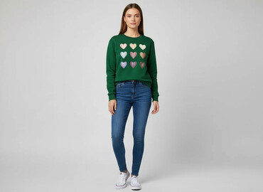bluza leniwiec: Shein, Women`s sweatshirt, size S