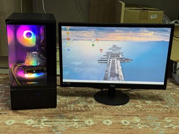 кейс для пк: Компьютер, ядер - 4, ОЗУ 8 ГБ, Игровой, Б/у, Intel Core i3, NVIDIA Titan V, HDD + SSD