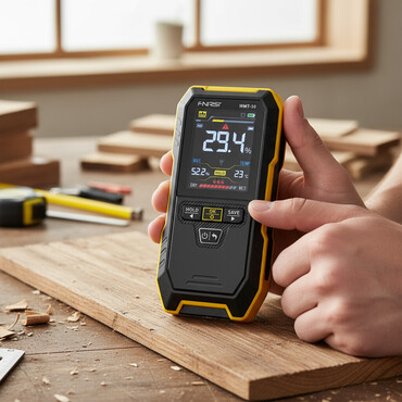 Ostali alati i mašine: FNIRSI WMT-10 Induktivni Merač Vlažnosti za Drvo i Zid - Profi (Novo u — 1