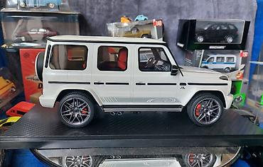 Avtomobil modelləri: Коллекционная модель Mercedes-Benz G63 W463 white 2019 GT Spirit — 11