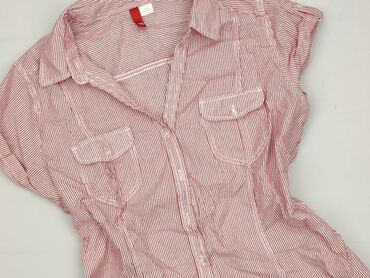 t shirty w czerwone paski: H&M, Сорочка жіноча, розмір L
