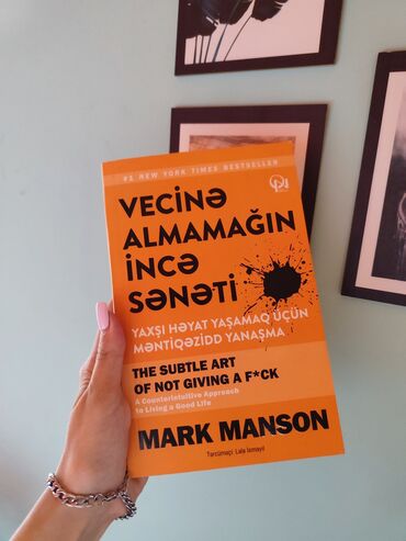 Bədii ədəbiyyat: 1) VECİNƏ ALMAMAĞIN İNCƏ SƏNƏTİ – Mark Manson (9.00₼) - Azərbaycan — 1