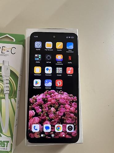 xiaomi mi11 t: Redmi Note 11, 128 GB, rəng - Qara, Face ID — 4