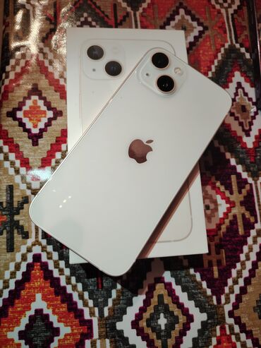 iphone 13 kreditlə: IPhone 13, 128 ГБ, Белый, Face ID, Отпечаток пальца