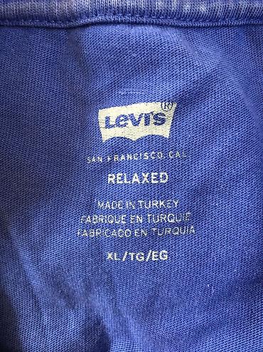 Футболки: Мужская футболка, 2XL, Стандарт, LeviS, Новый, цвет - Синий, Самовывоз — 4