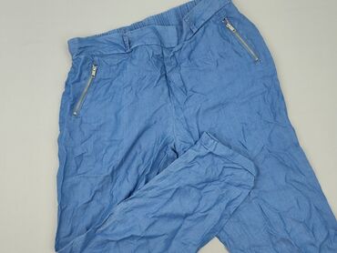 Women: Atmosphere, Material trousers for women, size 2XL (EU 44)
