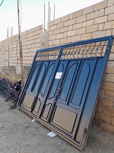 kreditle taxta: Metall darvaza dəsti - Material: qalın polad/prokat profil karkas — 2