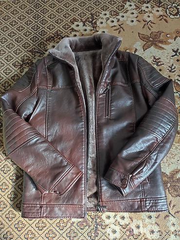 Куртки: Кожаная куртка новая — 4