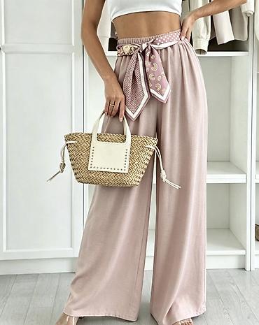 Pantalone: ✅Ženske široke pantalone sa visokim strukom
1900 din — 4