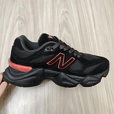 Мужская обувь: New Balance 9060 Black Red. Çox rahat komfortlu uzunömürlü gündəlik — 3