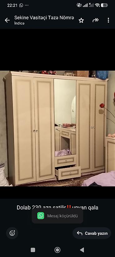 Dolab 230 azn satilir‼️unvan qala ykod4480 sekine