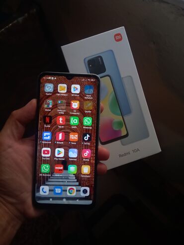 redmi 10 a qiymeti: Redmi 10, 128 GB, rəng - Boz, Barmaq izi
