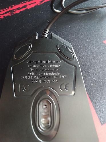 настольный компьютер: USB naqilli optik kompüter siçanı - Dizayn: Qara korpus üzərində — 3