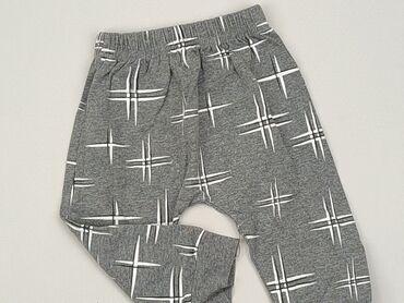 legginsy jasno szare: Spodnie dresowe, 3-6 m, stan - Dobry