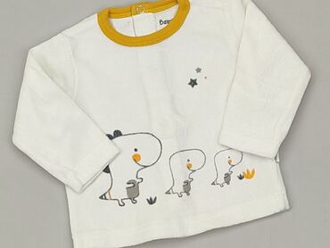 sweterek niemowlęcy biały: Bluza, 3-6 m, stan - Bardzo dobry