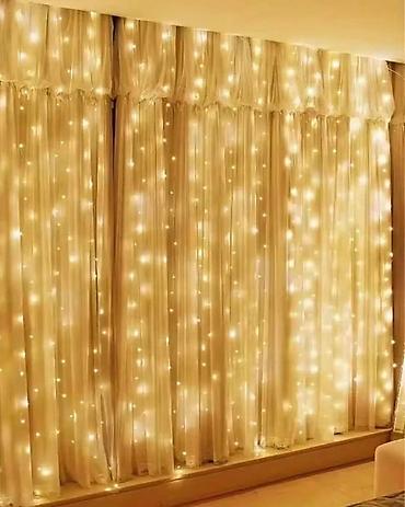 kuke za jakne: LED zavesa – svetleće lampice za dekoraciju prostora - Tip: LED — 1