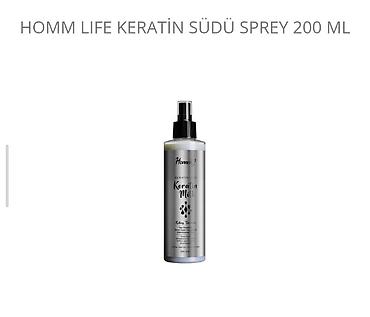 maniken saç: HOMM Life Keratin Südü Sprey – 200 ml - Saç üçün keratinli qayğı — 1