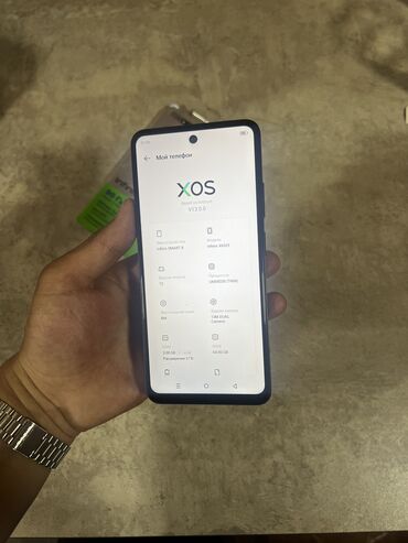 android телефон: Infinix Smart 8, Новый, 4 ГБ, цвет - Черный, 2 SIM