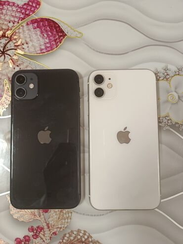 телефон айфон бишкек: IPhone 11, Б/у, 128 ГБ, Защитное стекло, Чехол, Коробка