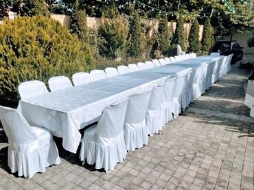 Avadanlığın icarəsi: Stol stul icaresi, kirayə qablar Ad günləri, nişan, xına, toy axşamı — 10