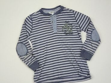 bluzka w beżowe paski: Блузка, F&F, 5-6 р., 110-116 см, стан - Хороший