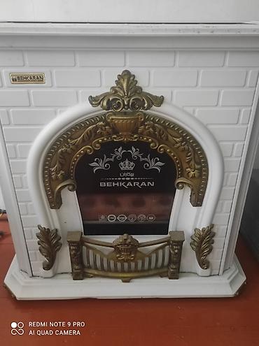 at qiz sekilleri: BEHKARAN qaz sobası/kamin tipli isidici - Dekorativ kamin dizaynı: ağ — 5