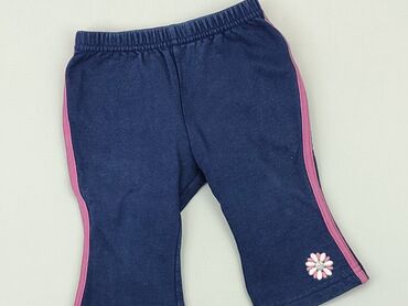 legginsy prazkowane niemowlece: Sweatpants, 3-6 months, condition - Good