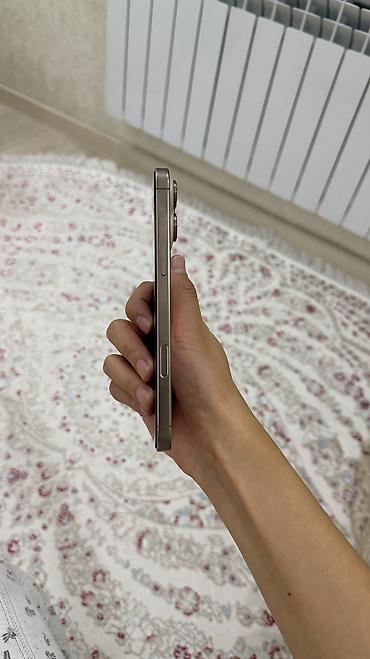 Уюлдук телефондор жана аксессуарлар: IPhone 16 Pro Max, Колдонулган, 512 ГБ, Desert Titanium, Заряддоочу түзүлүш, Каптама, Кабель, 88 % — 6