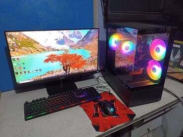 Настольные ПК и рабочие станции: Компьютер, ядер - 4, ОЗУ 16 ГБ, Игровой, Б/у, Intel Core i7, AMD Radeon RX 580, HDD + SSD — 3