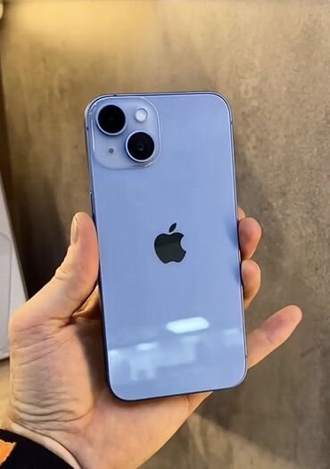 Apple iPhone: IPhone 14 Plus, 128 ГБ, Blue Titanium, Защитное стекло, Чехол, Кабель, 84 %