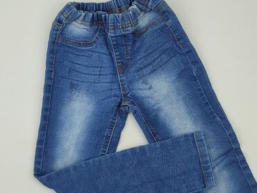 levis czarne spodnie: Spodnie jeansowe, Little kids, 7 lat, 116/122, stan - Dobry