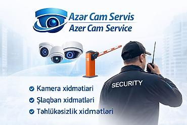 Digər xidmətlər: Azər Cam Servis – kompleks təhlükəsizlik həlləri Xidmətlər: - Kamera — 1