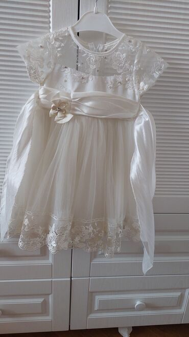 uşaq donlar: PL - Kid's Dress Miss, rəng - Ağ