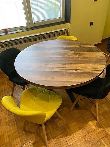 ormar dubine 35 cm: OKRUGLI STOLOVI IZRADA PO MERI DEZEN PLOČE PO ŽELJI B56 | Izrada po — 6