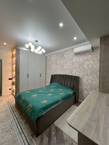 долгосрочная аренда квартир аламедин 1: 1 комната, 49 м², Элитка, 2 этаж, Дизайнерский ремонт