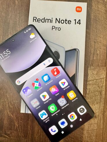 nvidia rtx: Redmi, Redmi Note 14 Pro, Колдонулган, 256 ГБ, түсү - Кара