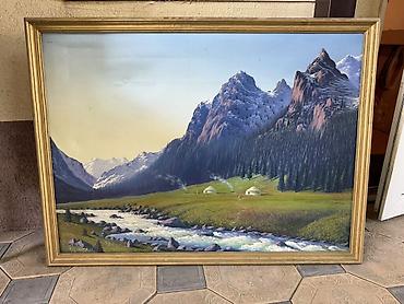 Картины: Картины маслом в рамах - Жанр: пейзаж, сельский быт. - Техника — 1