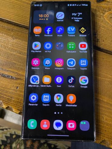 samsung s20 bts qiymeti azerbaycanda: Samsung Galaxy S23 Ultra, 256 GB, rəng - Yaşıl, Qırıq, Simsiz şarj, Sənədlərlə