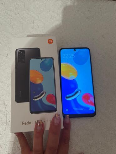 чехол xiaomi redmi 4: Xiaomi Redmi Note 11, 128 ГБ, цвет - Серый, 
 Гарантия, Сенсорный, Две SIM карты