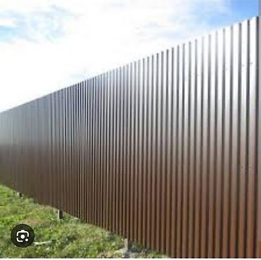 Профлисты для заборов: Забор из профнастила заборы из профнастила забор из гитер сетки — 3