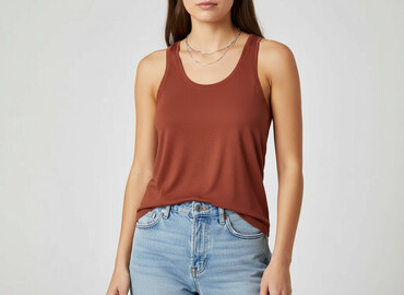 koszulka billie eilish h m: H&M Basic, Top damski, rozmiar S
