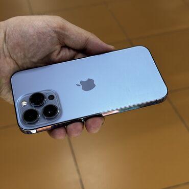 Apple iPhone: IPhone 13 Pro, Б/у, 128 ГБ, Pacific Blue, Чехол, 84 % — 5