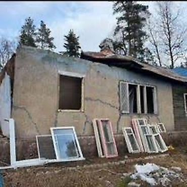 Дом под снос здание гараж Эски имараттарды бузавыс балдар техникка
