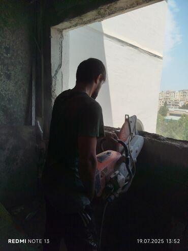 Beton işləri: Səssiz tozsuz səliqəli kəsim. Beton katlavan monolit kubik -da lalafo.az — 8 Beton işləri: Səssiz tozsuz səliqəli kəsim. Beton katlavan monolit kubik — 8