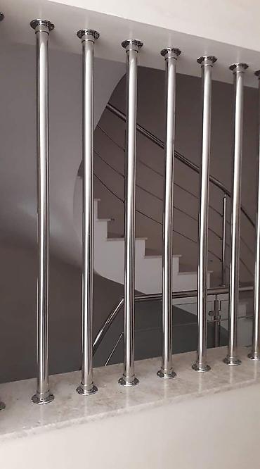 Pilləkən məhəccərləri: Şüşə məhəccər sifarişi.Şüşə perila. Aluminium perila.Məhəccər — 2