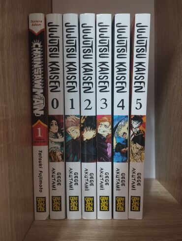 rusca azerbaycanca danisiq kitabcasi: Manga ideal vəziyyətdə Jujutsu Kaisen 1-6 vol. 🇹🇷 Chainsaw man 1 vol