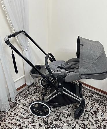 cybex priam: Коляска прогулочная Cybex Priam (серый меланж) - Сиденье реверсивное — 3