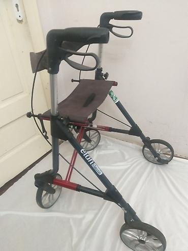Hodalice, štake, štapovi za hodanje, kolica za hodanje: Nemacka aluminijumska hodalica-setalica ELAN CLASSIC, rolator sa 4 — 4