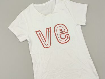 białe letnia bluzki: T-shirt, L (EU 40), condition - Good