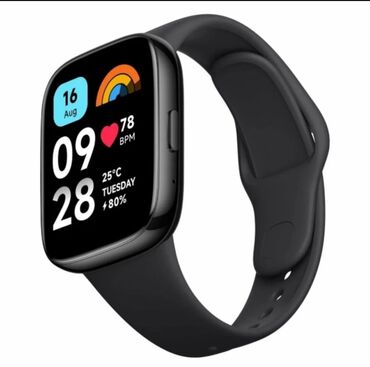 Smart saat, Redmi, Sensor ekran, rəng - Qara